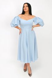 Платье женское 22251 голубой